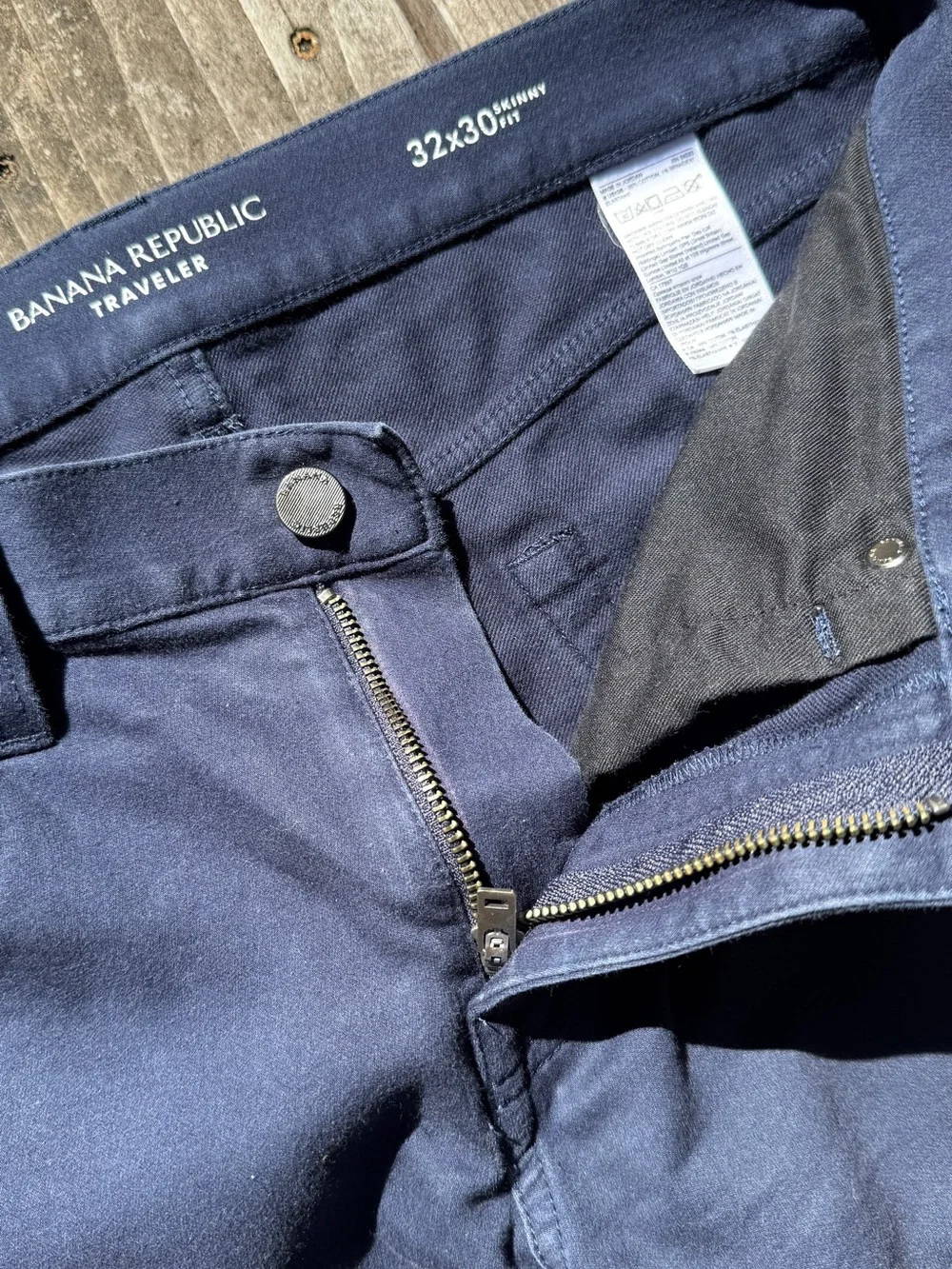 Banana Republic Men's Slim Jeans - Navy
